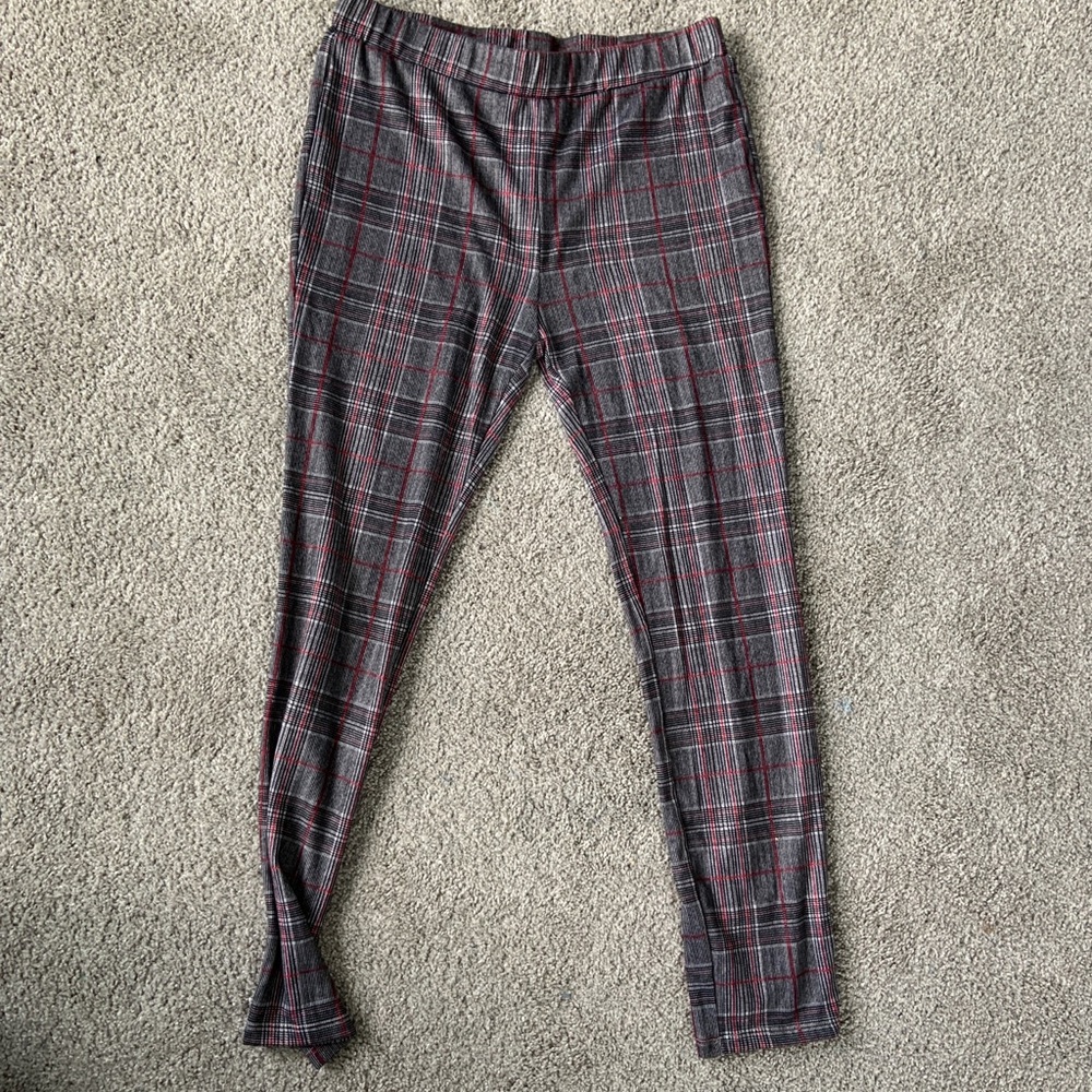 Plaid SHEIN leggings
